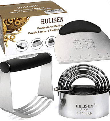 HULISEN Stainless Steel Pastry Scraper