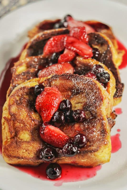 Ultimate Brioche French Toast with Berry Compote