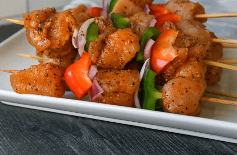 Suya Spice Chicken Kebabs
