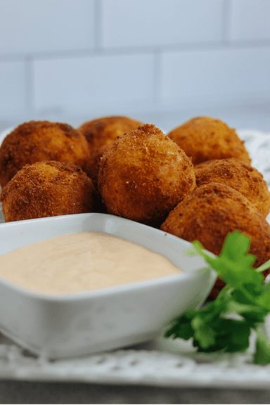 Caribbean Stuffed Plantains Balls with Fish