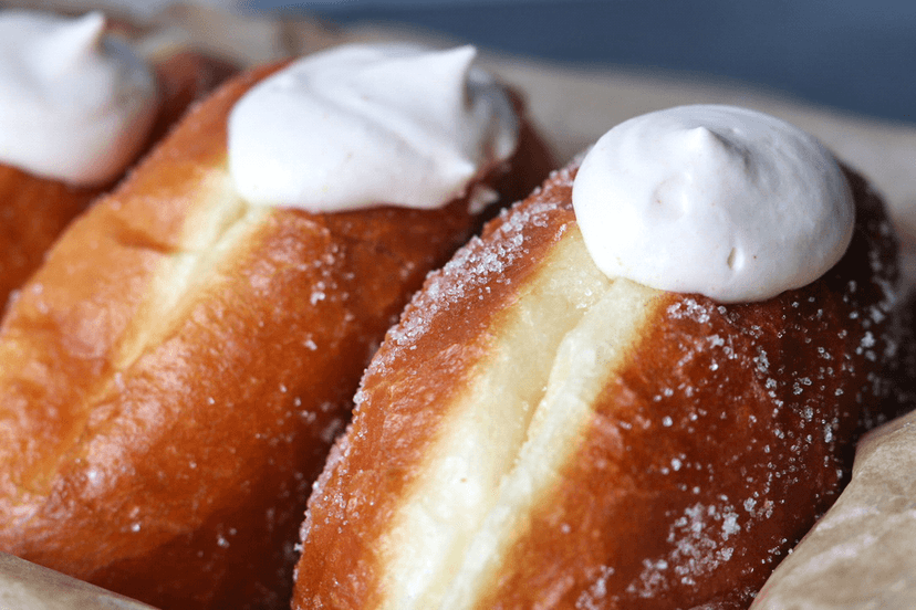Brioche Doughnuts w/ Guava Cream Filling