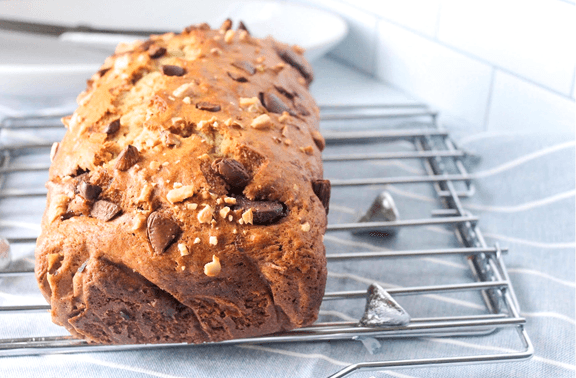 Mixed Nuts Chocolate Banana Bread