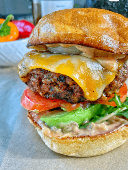 Juicy Homemade Burger