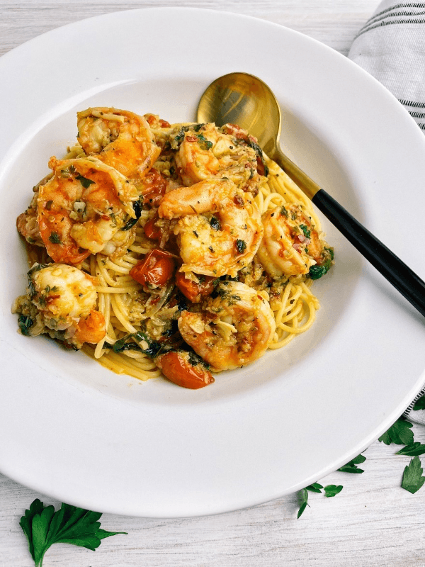 Easy Shrimp Scampi Pasta