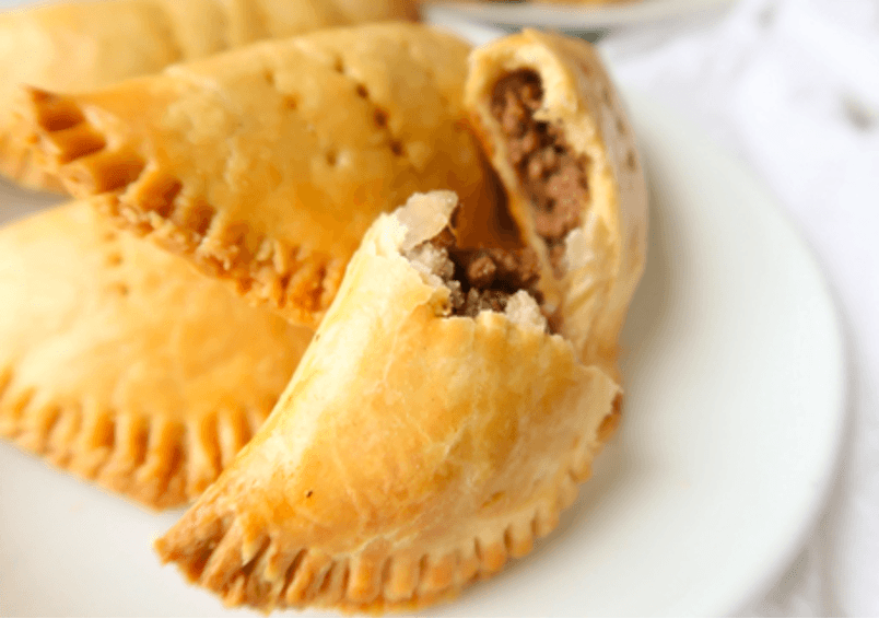 Flaky Ghanaian Meat Pie