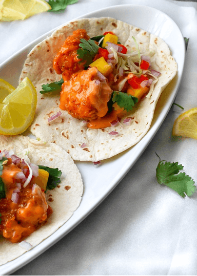 Spicy Bam Bam Shrimp Taco