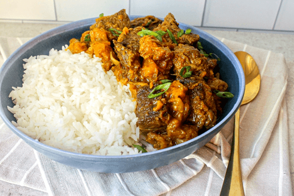 Savory Beef and Pumpkin Curry