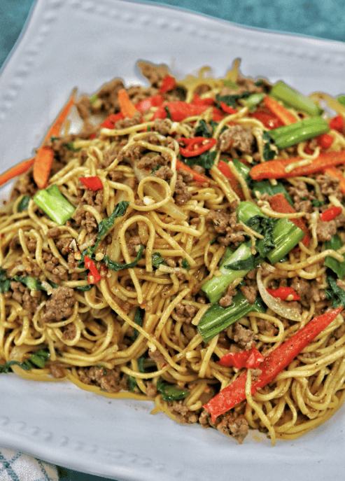Easy Ground Beef Chow Mein